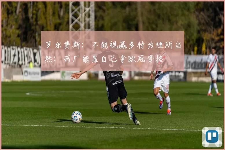 罗尔费斯：不能视赢多特为理所当然；药厂能靠自己拿欧冠资格